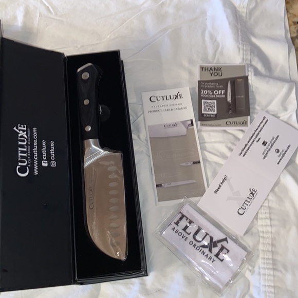 NIB CUTLUXE 5” Santoku knife. - Picture 12 of 16